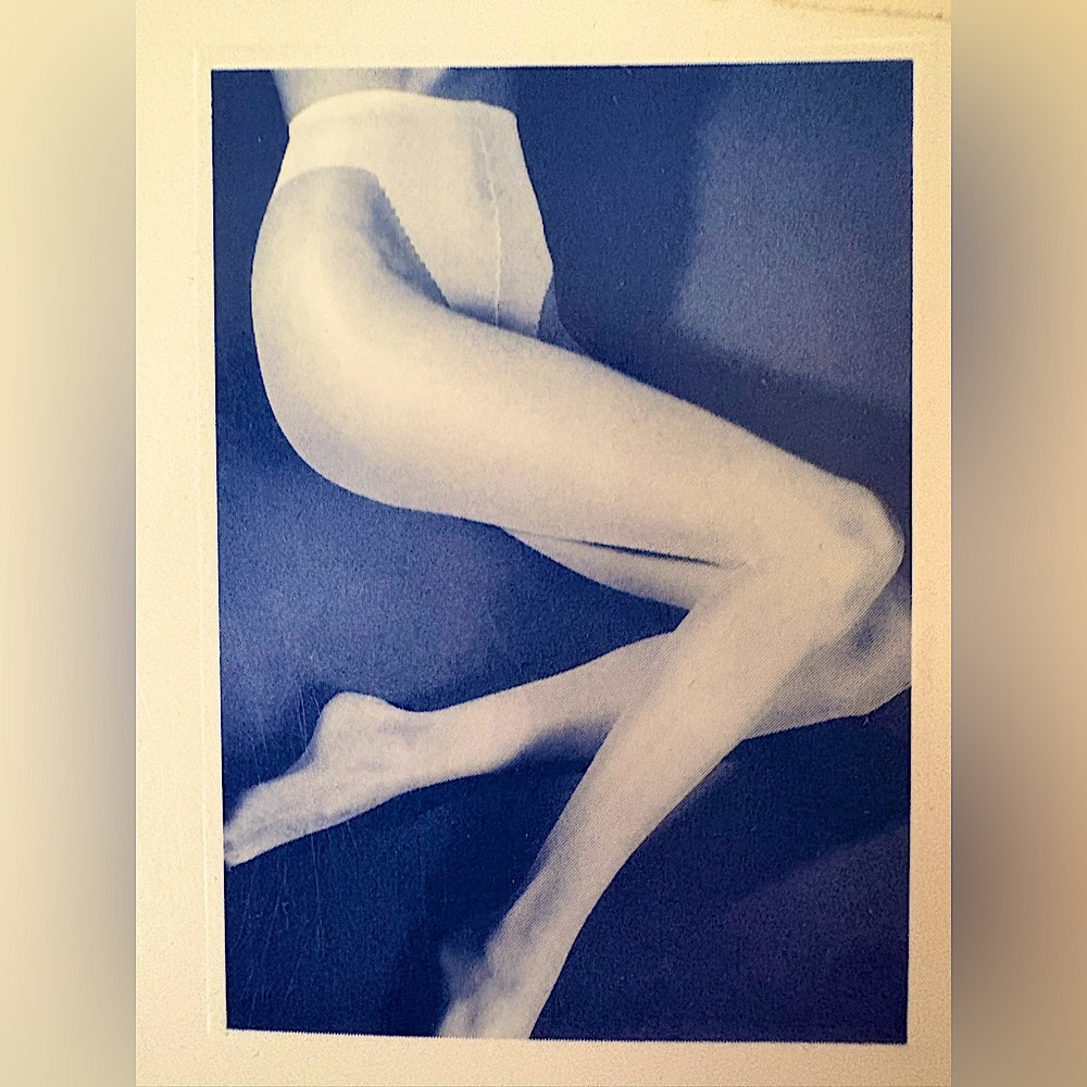Givenchy “Body Gleamers” French High Cut Pantyhose Sheer metallics (Vintage)